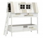 Abenteuerbett My Hangout als Etagenbett in whitewash
